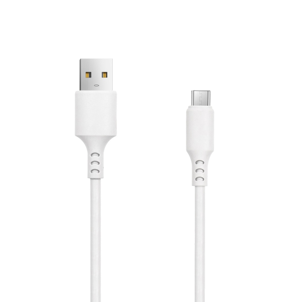 Кабель Setty USB - microUSB 1,0 м 2A белый NEW