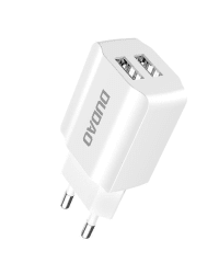 Dudao Универсальное 5V / 2.4A зарядное устройство 2x USB Белый