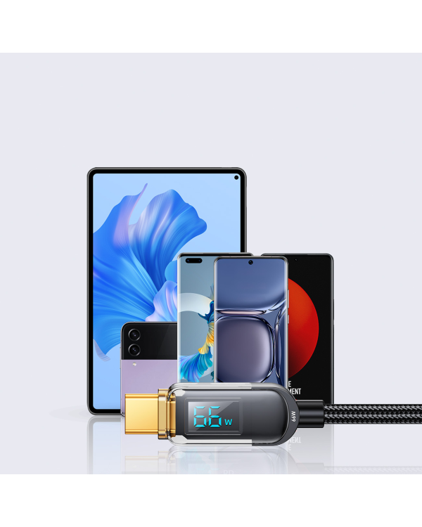 Joyroom USB кабель - USB C 66W для быстрой зарядки и передачи данных 1,2 м черный (S-AC066A4)