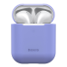 Baseus Ultrathin Series Силиконовый чехол для наушников Apple Airpods 1 / 2 Фиолетовый