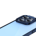 Baseus Набор из прозрачного чехла с блестками и закаленного стекла для iPhone 14 Pro Max (синий)