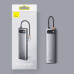 Дополнительное изображение книги «Концентратор 11in1 Baseus Metal Gleam Series, USB-C - 3x USB 3.0 + 2x HDMI + USB-C PD + Ethernet RJ45 + microSD|SD + VGA + AUX»