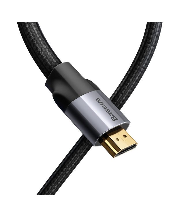Baseus Enjoyment adapter cable HDMI cable 4K60Hz 1.5m dark gray