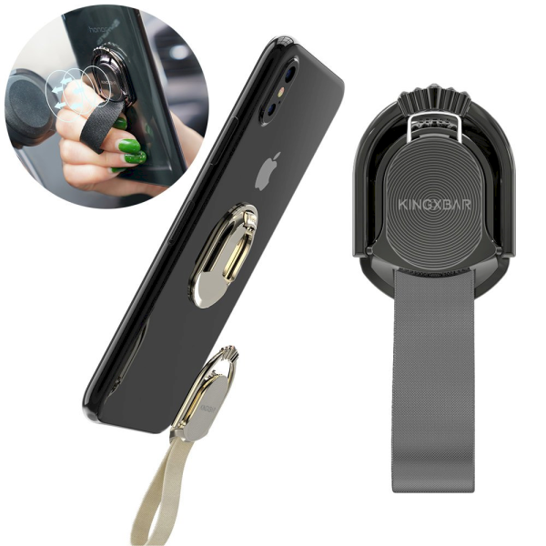 Обложка книги «Kingxbar Princess Series self-adhesive ring holder kickstand black»