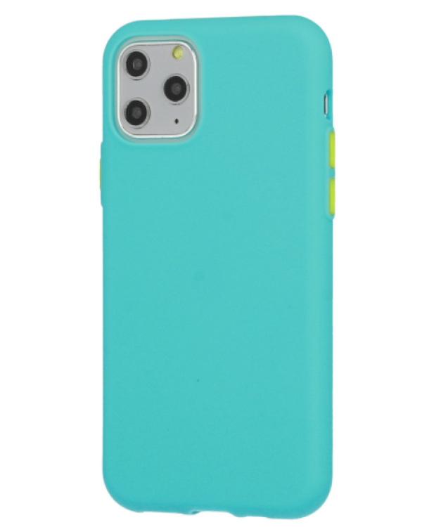 Fusion Solid Case Силиконовый чехол для Apple iPhone 12 Mini ментоловый