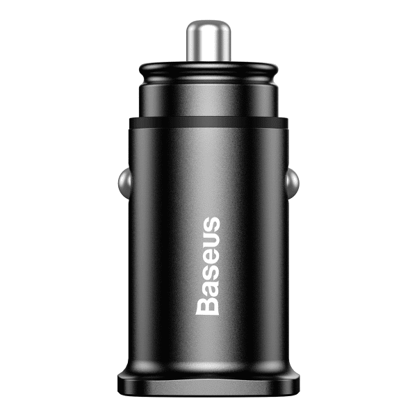 Обложка книги «Baseus Square Car Charger 2xUSB QC3.0 5A 30W (Black)»