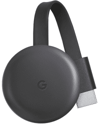 Google Chromecast 3 Приставка для стриминга Wi-Fi / Youtube / NetFlix / HDMi Черная