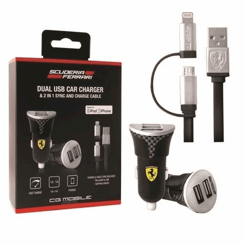 Ferrari charger FEBCCCBUNBK 2in1 MFI black / black