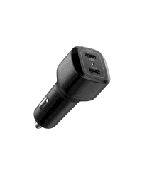 SPIGEN PC2000 POWERARC 2-PORT CAR CHARGER PD45W/QC3.0 BLACK