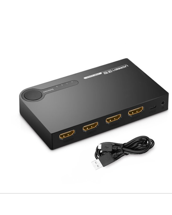Ugreen switch splitter splitter switch HDMI - 3x HDMI 3D 4K 7.5 Gbps 36 bit per channel black (40234)