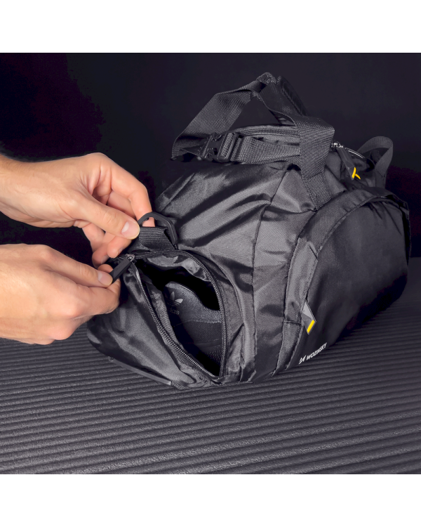 Wozinsky sports bag backpack hand luggage bag 40x20x25 cm for plane black (WSB-B01)