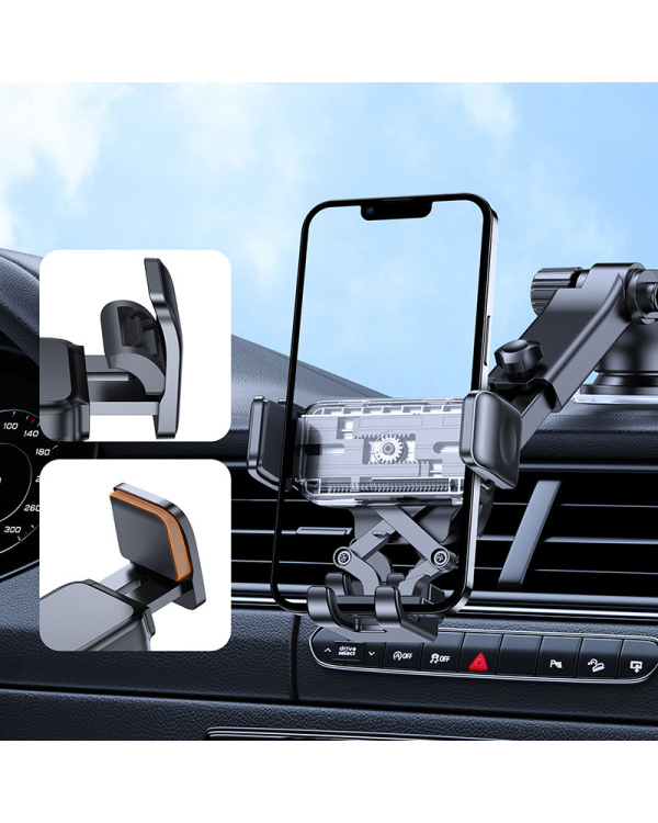 Joyroom mechanical car cockpit holder black (JR-ZS283)
