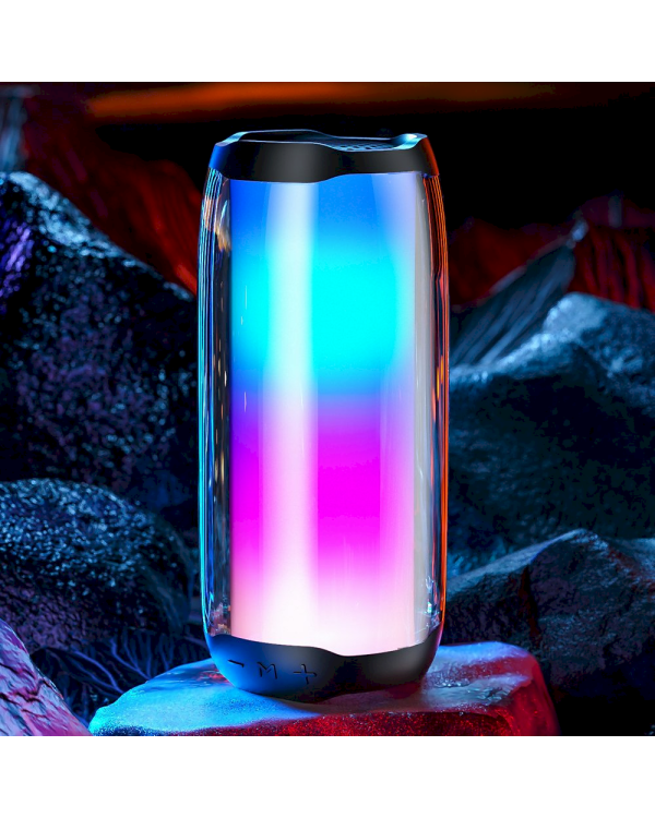 WK Design portable wireless Bluetooth 5.0 speaker RGB 2000mAh black (D31 black)