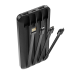 Дополнительное изображение книги «Forever power bank TB-411 ALLin1 10000 mAh with cables USB-C + Lightning + microUSB black»