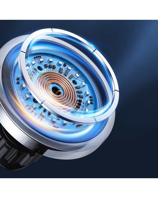 Автомобильный держатель Joyroom JR-ZS291 с беспроводной зарядкой / 15 Вт / MagSafe серебристого цвета