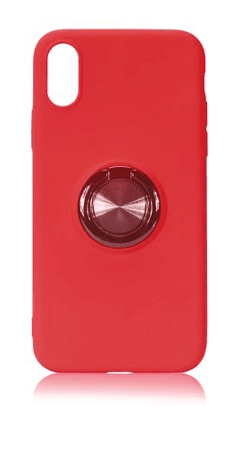 Fusion ring силиконовый чехол с магнитом для Apple iPhone 7 / 8 / SE 2020 красный