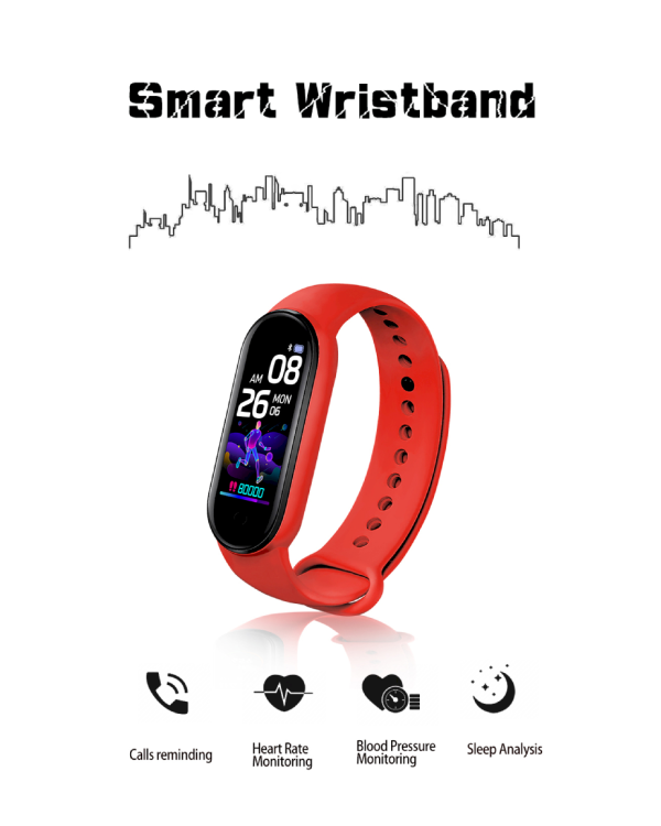 Умные часы с пульсометром Fusion M5 / bluetooth 5.0 черный