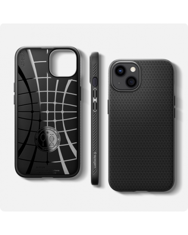 Дополнительное изображение книги «Case SPIGEN Liquid Air ACS03519 for Iphone 13 - Matte Black»