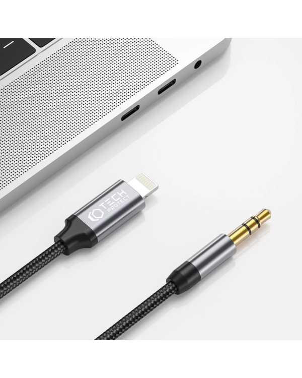 Дополнительное изображение книги «Tech-Protect UltraBoost audio Lightning | mini jack 3.5mm cable 1m - black»
