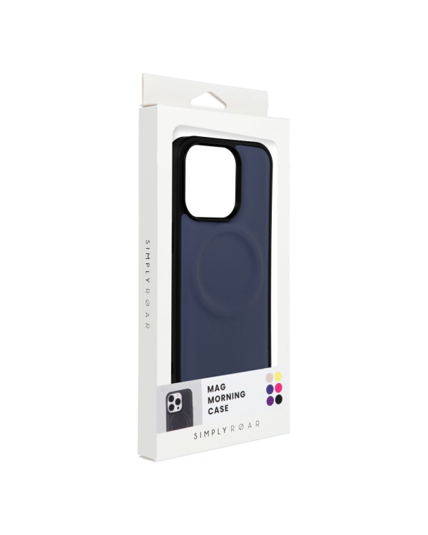 Roar Mag Morning Силиконовый задний чехол для Apple iPhone 15 синий
