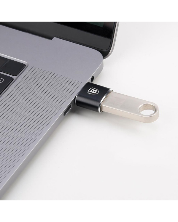 Дополнительное изображение книги «Baseus USB to USB Type-C Adapter 2.4A (Black)»