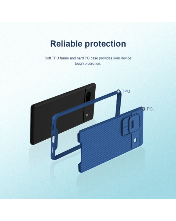 Дополнительное изображение книги «Nillkin CamShield Pro PC+TPU Case for Google Pixel 7A black»