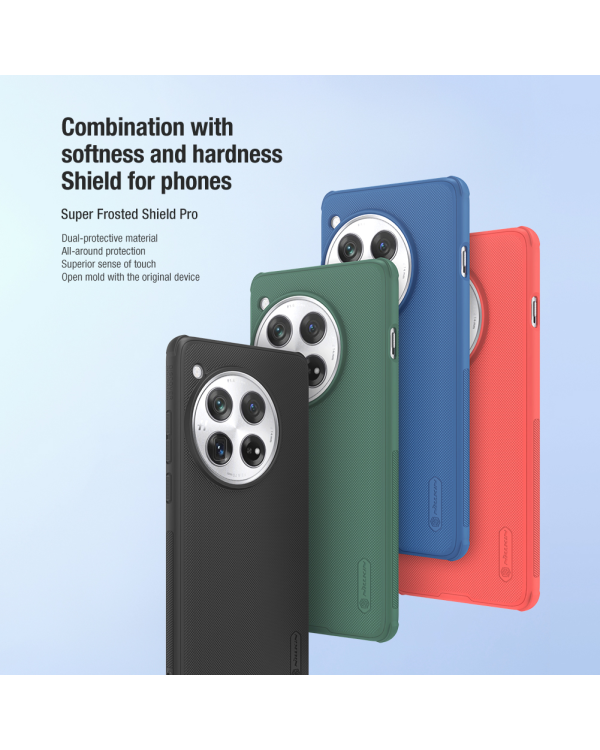 Задняя крышка Nillkin Super Frosted PRO для OnePlus 12 черная