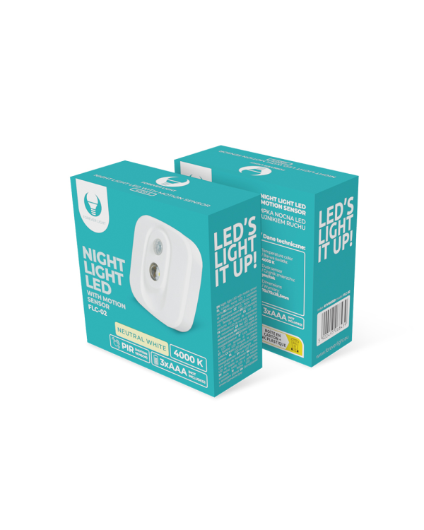 Ночник светодиодный FLC-02 PIR 3xAAA Forever Light