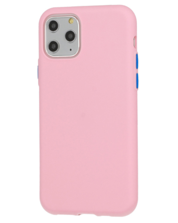 Fusion Solid Case Силиконовый чехол для Apple iPhone 12 / 12 Pro Розовый