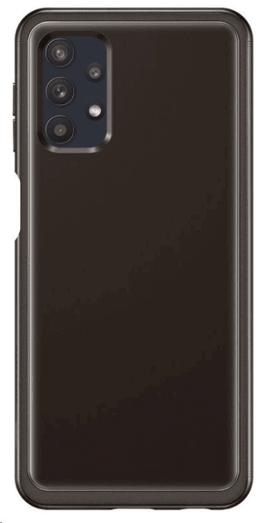 Обложка книги «EF-QA326TBE Samsung Soft Clear Cover for Galaxy A32 5G Black»
