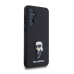 Чехол Karl Lagerfeld Fixed Glitter Metal Ikonik для Samsung Galaxy A55 5G черный