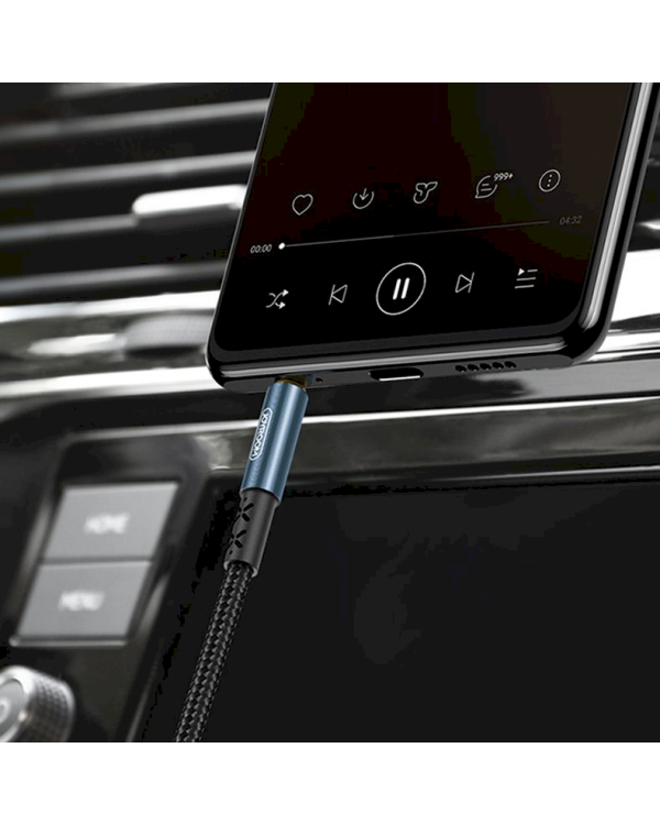 Дополнительное изображение книги «Joyroom stereo audio AUX cable 3,5 mm mini jack 2 m black (SY-20A1)»
