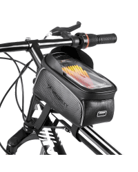 Wozinsky Bike Front Storage Bag Bicycle Frame Phone Case 2L black (WBB17BK)