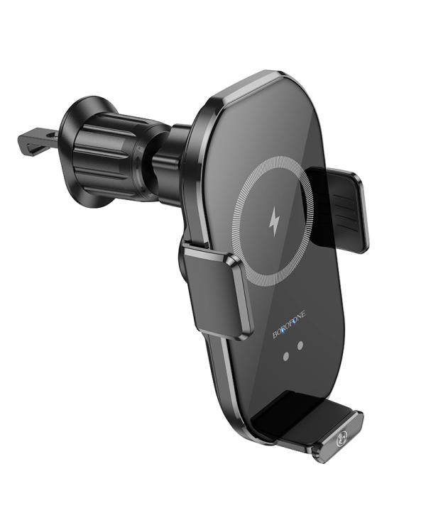Дополнительное изображение книги «Borofone Car holder BH206 Rusher with induction charging to air vent black»