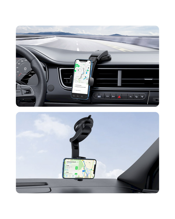 Дополнительное изображение книги «Ugreen suction cup car phone holder for cockpit black (LP370)»