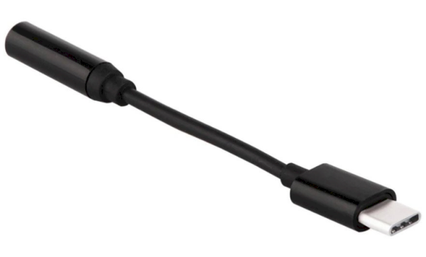 Fusion CM20 3.5 mm на USB-C Аудио Адаптер для Телефонов Черный (OEM)