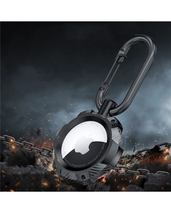 Чехол Tech-Protect TPUCarbon для Apple AirTag - черный