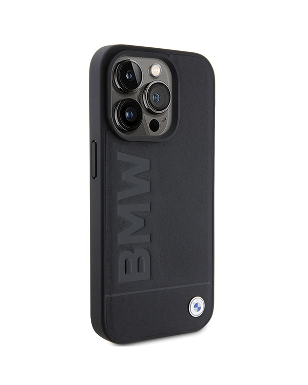 Дополнительное изображение книги «BMW BMHMP15XSLLBK iPhone 15 Pro Max 6.7" czarny|black MagSafe Leather Hot Stamp»