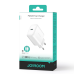 Joyroom JR-TCF24 USB-C PD 30W QC SFC сетевое зарядное устройство - белый + кабель USB-C 1м