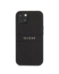GUHCP13SPSASBBK Guess PU Leather Saffiano Case for iPhone 13 Mini Black