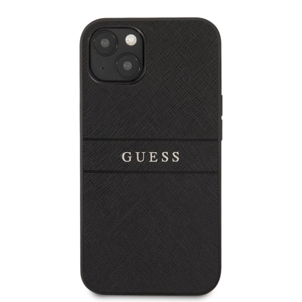 Обложка книги «GUHCP13SPSASBBK Guess PU Leather Saffiano Case for iPhone 13 Mini Black»