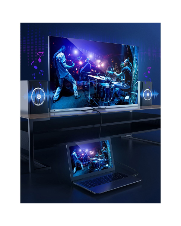 Кабель Baseus High Definition Series HDMI 2.0, 4K 60 Гц, 0,75 м (черный)