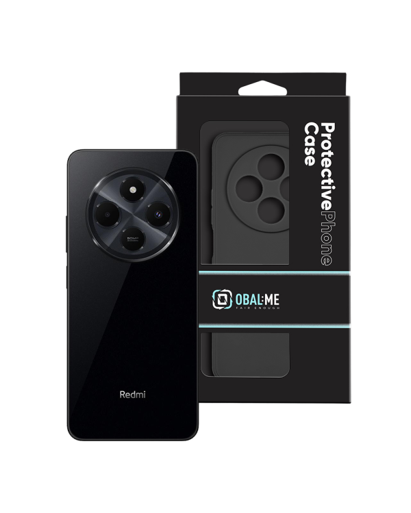 OBAL:ME Матовый TPU чехол для мобильного телефона Xiaomi Redmi 14C 4G|Poco C75 черный