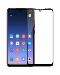 Tempered Glass 9D Защитное стекло для экрана Xiaomi Redmi Note 7 / Note 7 Pro Черное