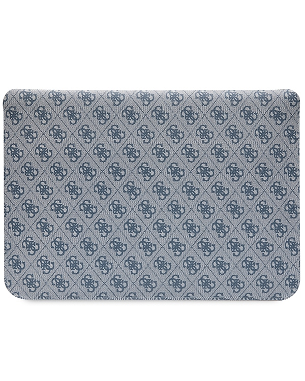 Guess Sleeve GUCS14PS4SGB 14" blue|blue 4G Stripe Metal Logo