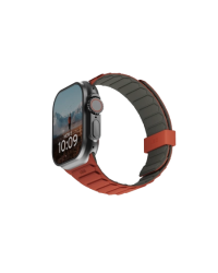 UAG Pathfinder Silicone Double-Sided Magnetic Strap for Apple Watch 42 | 44 | 45 | 46 | 49mm - Gray-Orange