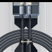 Baseus Crystal cable USB-C to Lightning, 20W, PD, 2m (black)