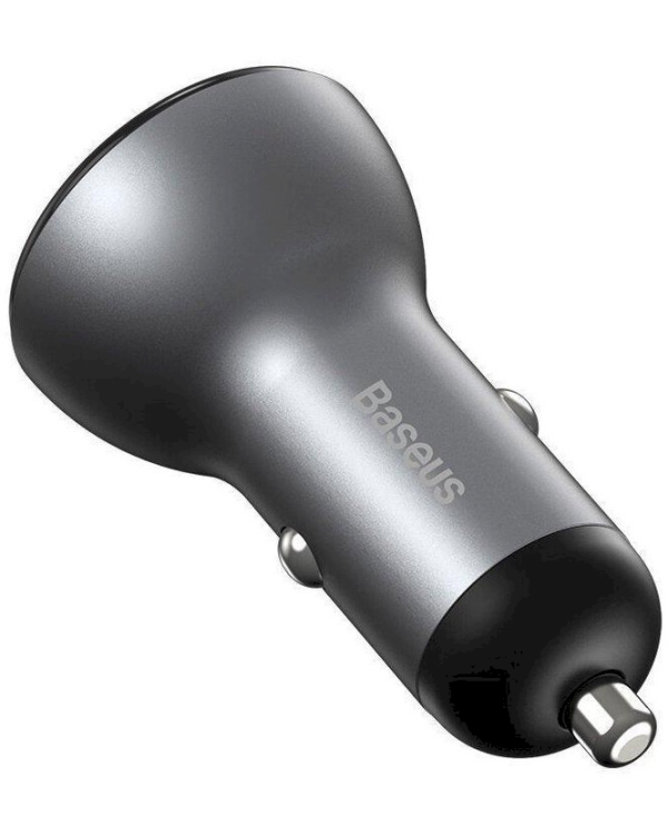Baseus CCBX-C0S Автомобильная зарядка USB-C / USB / 5A / 48W / Quick Charge 4.0 / PD 3.0 серебряная
