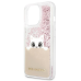 Karl Lagerfeld KLHCP13XPABGNU iPhone 13 Pro Max 6,7" różowy|pink hardcase PEEK A BOO Liquid Glitter