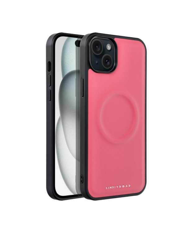 Roar Mag Morning Силиконовый задний чехол для Apple iPhone 15 розовый